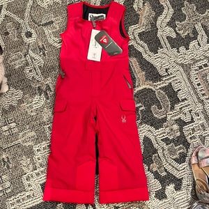 Girls size 4 Spyder bib ski pants